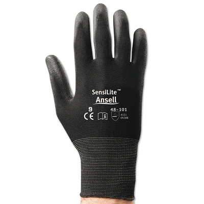 HYFLEX 48-101 BLACK NYLON LINED SZ 9